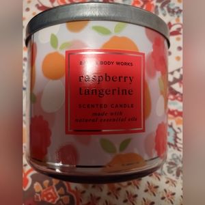 Bath and Bodyworks 3 wick candle Raspberry Tangerine